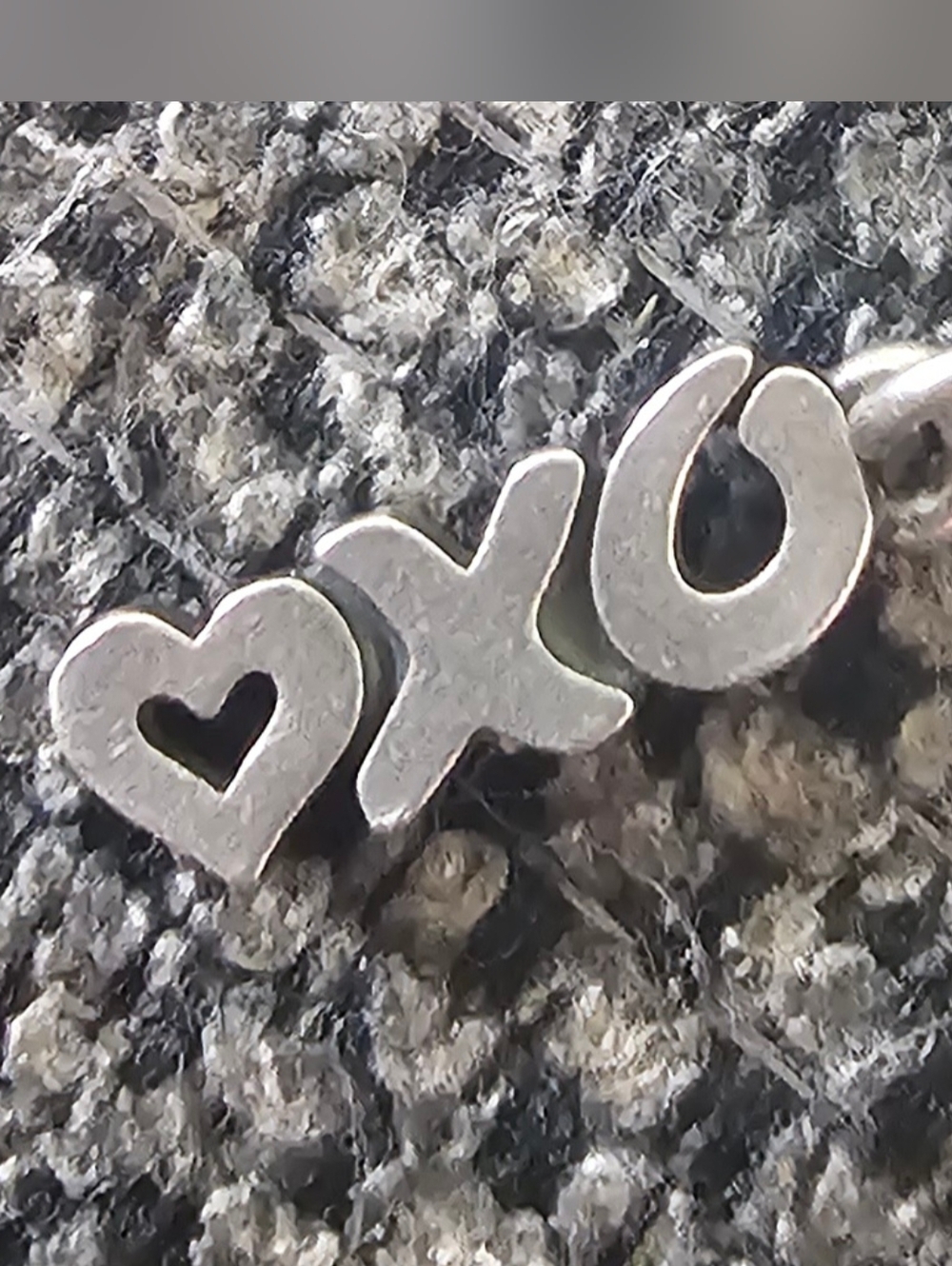 James Avery Heart XO Charm Retired